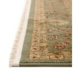 thumbnail image 6 of Unique Loom Edinburgh Collection Area Rug - Daisy (9' x 12' 2" Rectangle Light Green/Cream), 6 of 7