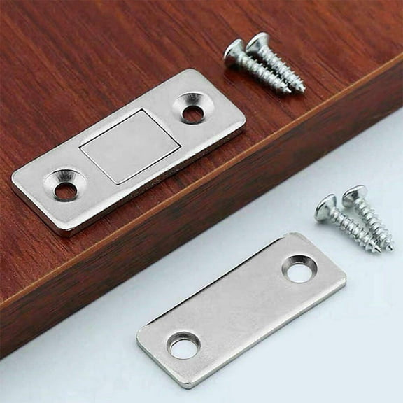 1Pcs Cabinet Magnet Latch, Adhesive Drawer Latch Magnetic Cabinet Catch Sliding Door Closure for Cabinet Closet Doors
