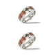 thumbnail image 2 of Guardurnaity Unisex Bang Ring Pareja Boda Joyería Vacaciones Padre Novio Esposa Adultos Regalo personalizado Accesorios Tamaño 6 Type2 NO2, 2 of 6