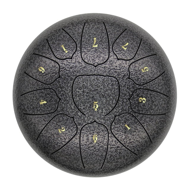 Dodocool Tambour à Languette en Acier 6 Pouces 11 Notes avec Maillet, Cure-Doigts pour Méditation Yoga