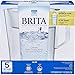thumbnail image 3 of Brita Water Pitcher, Slim, Capacity, Includes One Advanced Filter, White - 5 Cup Size, 3 of 4