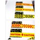 thumbnail image 5 of Naiovety Decoración de Halloween, pegatina de línea de advertencia, banda de letras, cinturón protector luminoso, cinturones de aislamiento Kits de decoración para fiestas amarillo negro Naiovety HA070428-03, 5 of 6