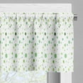 thumbnail image 5 of Ambesonne Vintage Valance & Curtain, Green Toned Polka Dots, 55"x45", Green Fern Green, 5 of 6