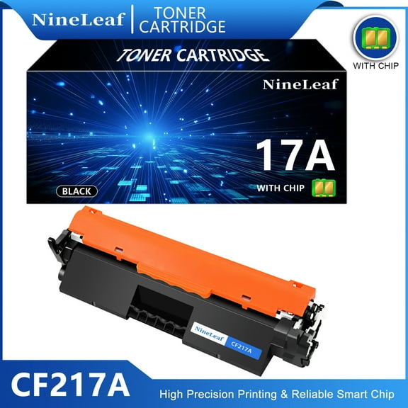 NineLeaf CF217A Compatible 17A Black Toner Cartridge Replacement for HP Laser jet Pro M102a M102w MFP M130a M130fn M130fw M130nw Printers, 1600 Pages, 1PC