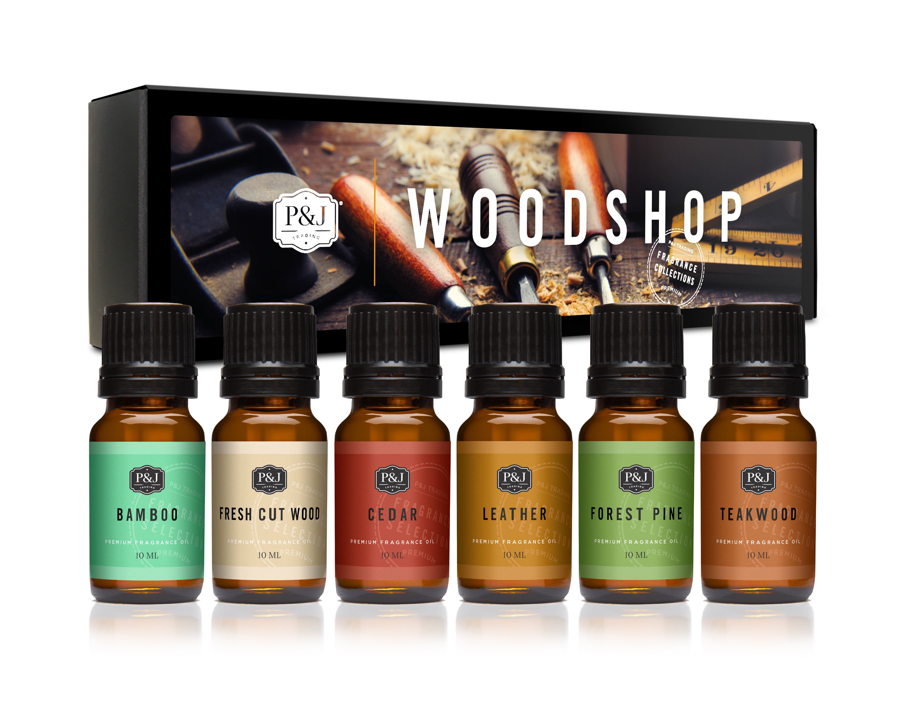 Set of 6 Fragrance Oils Premium Grade Scented Oil 10ml