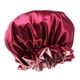 thumbnail image 3 of Gorro de dormir de para mujeres con cabello , gorro de dormir de suave elástico gorro de noche para cabello rojo Yuyangstore Gorra de Sueño de las Mujeres Satin Satin Sleep, 3 of 5