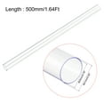 thumbnail image 2 of Polycarbonate Rigid Round Clear Tubing 20mm(0.78 Inch)IDx21mm(0.82 Inch)ODx500mm(1.64ft) Length Plastic Tube, 2 of 5