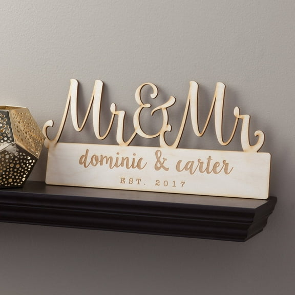 Personalized Planet Romance & Love Engraved Collector Plaque