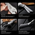 thumbnail image 6 of Emergency Response Shears Trauma Shears with Strap Cutter,Stainless Steel Foldable Scissors Pliers with Black Holster for Outdoor Camping Rescue Scissors Tools, 6 of 8
