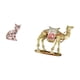 thumbnail image 5 of Estatua decorativa de gato y camello, figura de animal, escultura artística, adorno para chimenea, entrada, estante, sala de estar, decoración del, 5 of 8
