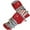 Red, variant on HNMKIU Lux Winter Half Toe Fashion Knit Gloves With Embroidered Warm Legislative Design For Cozy Outdoor Use Black,One Size