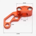 thumbnail image 3 of Motorcycle Brake Pipe Clamp Oil Pipe Brake Line Clamp Protector Aluminum Alloy Blue, 3 of 9