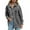 Grey, variant on Women Jackets Fall Jacket Women's Solid Color Fashion Denim Jacket With Collar Long Sleeve