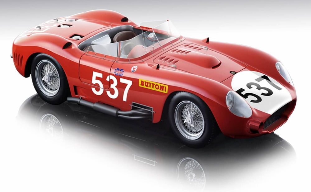 1957 Maserati 450S car #537 Mille Miglia in 1:18 Scale by Tecnomodel