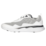 LA Gear Mens Highland Athletic Lowtop Sneakers, White & Black