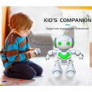 Babyltrl Robot Toy for Kids,RC Intelligent Electronic Dancing Robot with Music / Light for Age 3-6 Boys Girls,White