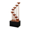 thumbnail image 3 of Hi-Line Gift Ltd. Zinc Metal 8 Cups Fountain with LED Lights, 3 of 3