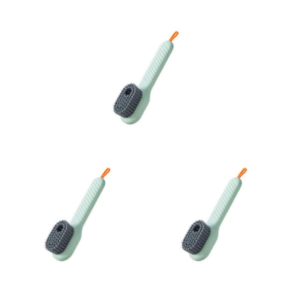 Injueey Cepillo para zapatos, 2 uds., herramienta de limpieza de ropa multifuncional, cepillos líquidos de llenado automático para el hogar, Type1 NO1