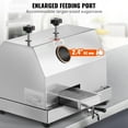 thumbnail image 3 of KFFKFF Industrial Sugarcane Juice Press, 110LBS/H Output Sugarcane Juice Maker with Trio Stainless Steel Rollers and 2.4" Broad Inlet, Manual Sugarcane Juice Extractor for Business/Home Use, 3 of 9