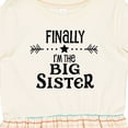 thumbnail image 4 of Inktastic Finally I'm the Big Sister Girls Toddler Dress, 4 of 5