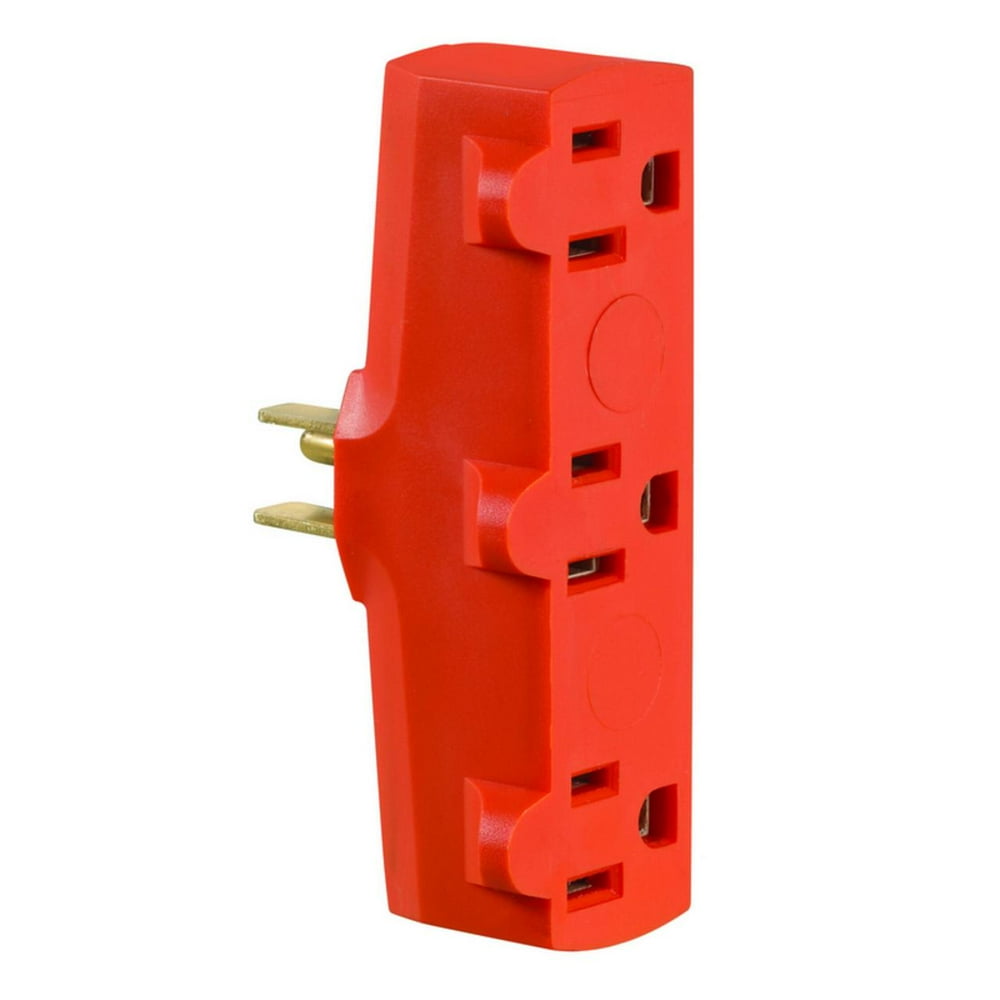 Leviton Polarized 3 outlets Outlet Adapter Surge Protection 1 pk Case