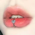 thumbnail image 6 of GKNET Multi-style Adjustable Star Heart Lip Ring Fake Labret Body Piercing Jewelry-Silver B, 6 of 9