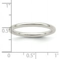 thumbnail image 2 of 925 Sterling Silver 2mm Comfort Fit Band Ring Size 7.5, 2 of 6
