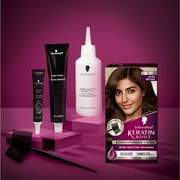 Schwarzkopf Keratin Color Root Permanent Hair Color Kit, Dark Brown, 1 Use