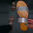 thumbnail image 1 of Mujeres Glitter Bling Fancy Slide Flat Low Wedge Casual Moda Sandalias Zapatos Wmkox8yii hj789, 1 of 4