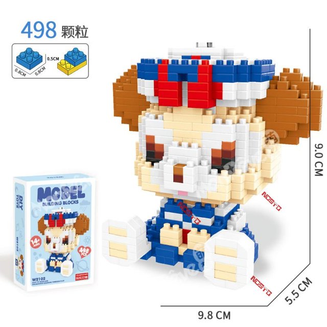 Kuromi My Melody Hello Kitty Niñas Regalos Pop Muñeca Nuevos Bloques De Construcción DIY Juguetes Decoración LinaBell Mickey Minnie