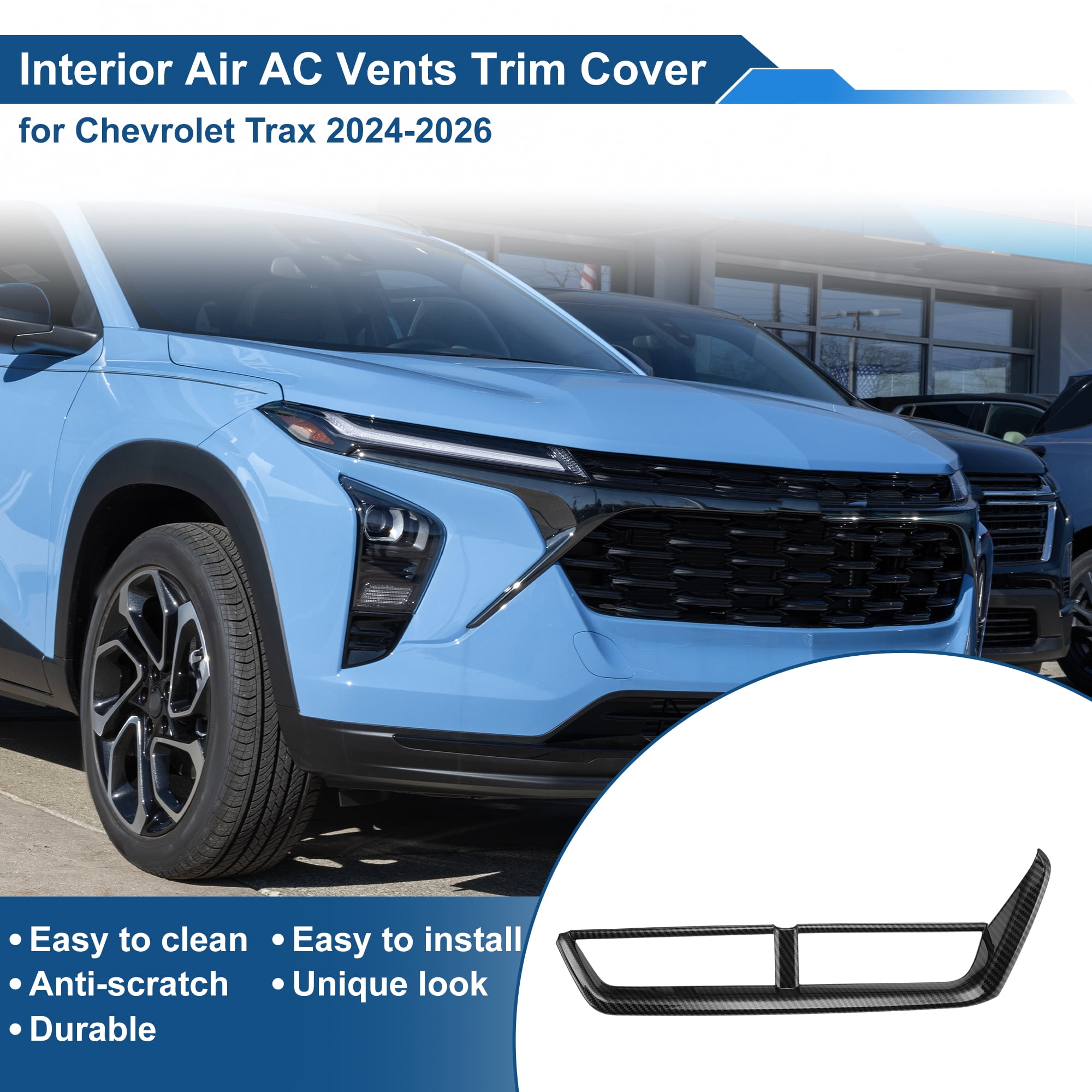 Unique Bargains Air Outlet Vent Trim Cover for Chevrolet Trax 2024-2026 Console