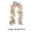 thumbnail image 3 of MXTPOV Flower Wreath Maple Leaf 67. In Hanging Wreath Artificial Leaf Flower Wreath Thanksgiving Decoration Suitable For Family Wedding Halloween Fireplace Party Home Decor, 3 of 5