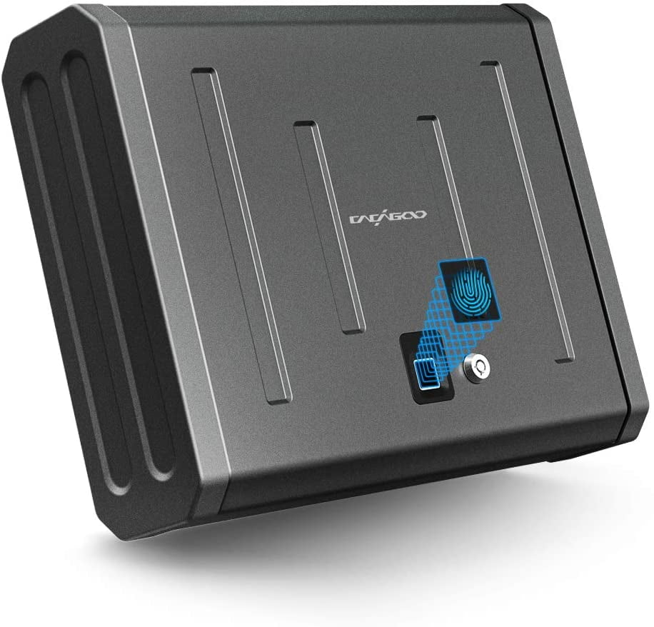 Details about   Gun Pistol Portable Safe Metal Security Box Storage Case Biometric Fingerprint 