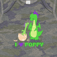 thumbnail image 4 of Inktastic I Love Poppy Boys or Girls Baby Bodysuit, 4 of 5