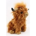 thumbnail image 2 of Scottish Highland Cow Plush 11.8" Stuffed Animal Realistic Cow Toys Realistic Soft Stuffed Stuffed Animal Toy, Suitable for Fans, Children, Girls, Boys and Friends, 2 of 4