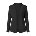 thumbnail image 4 of Vedolay Womens Sweaters Winter Thick Warm Thick Knit Comfortable Sweater Jacket Black,M, 4 of 5