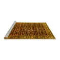 thumbnail image 2 of Ahgly Company Machine Washable Indoor Round Persian Yellow Traditional Area Rugs, 8' Round, 2 of 4