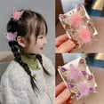 thumbnail image 4 of [Rose Red] Mink Hair Butterfly Hair Clip, 4 of 9