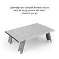 thumbnail image 3 of Aoanydony Portable Aluminum Alloy Folding Table Compact And Lightweight Folding Picnic Table Foldable Table black, 3 of 6