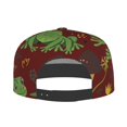 thumbnail image 2 of Kdxio Frogs and Mushrooms Print Snapback Hat for Men Women,Adjustable Baseball Cap, 2 of 7