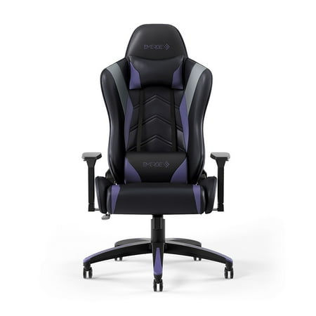 Emerge Vartan Bonded Leather Gaming Chair Purple/Black (59259)