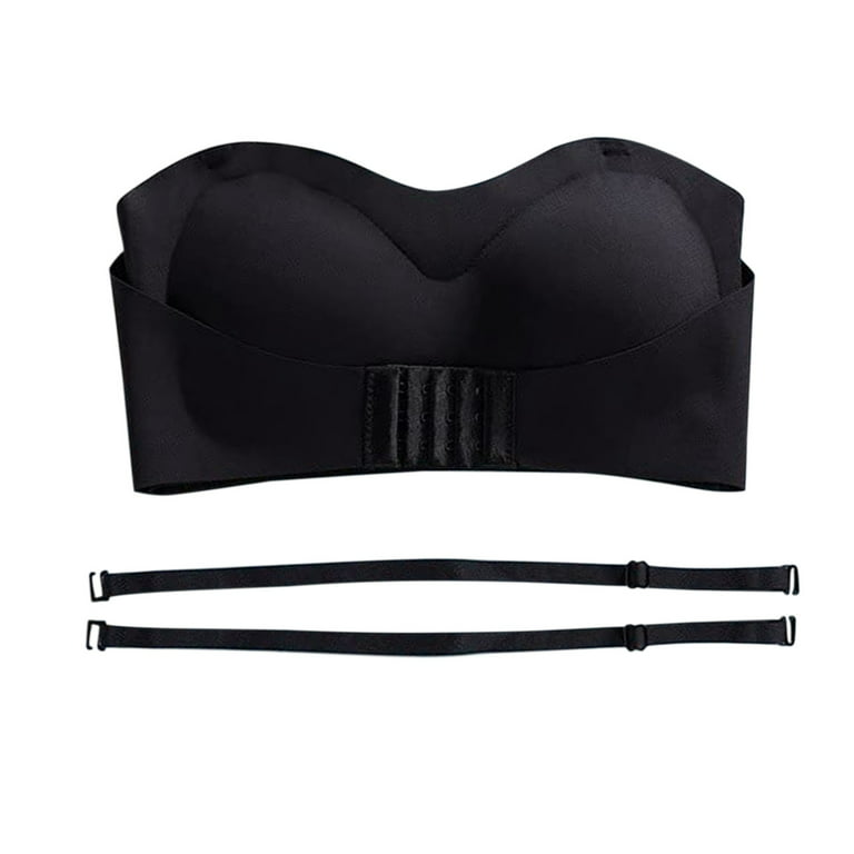 LBECLEY Womens Lingerie Lifts Pasties Women's Front Buckle Lift Bra  Strapless Bra Underwire Bra Bra Clear Lift Tape for Large Push Up Bras for  Women Black S 