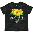 thumbnail image 3 of Inktastic Hawaii Girl Hibiscus Flowers Girls Toddler T-Shirt, 3 of 5