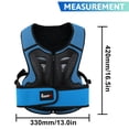 thumbnail image 3 of StarknightMT Kids Motorcycle Chest Protector Dirt Bike Youth Riding Spine Back Armor Protection for Motocross Cycling Skateboard,Skiing,Skating,Off-Road ï¼Blueï¼, 3 of 7
