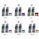 thumbnail image 5 of Kenally 1 par T10 luces LED de alto brillo para estacionamiento de automóviles 168 2825 bombillas laterales de giro de cuña para coche Bombillas para automóviles Rosado Kenally VI000956-04, 5 of 6