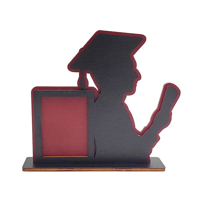 Graduation Season Photo Frame Setup Wooden Combination Boy Photo Stand Desktop Ornament