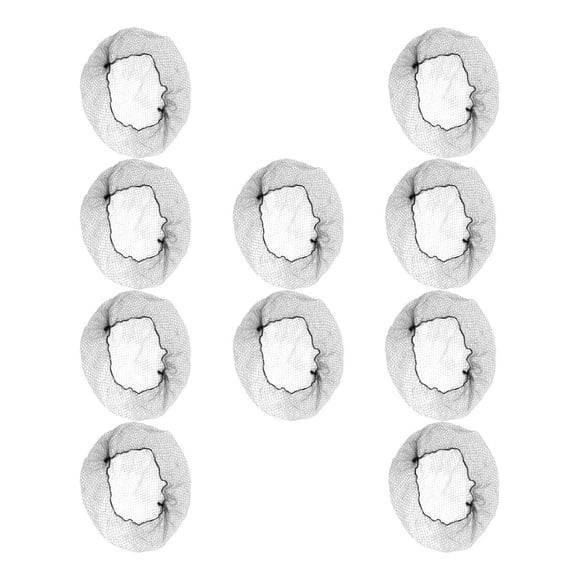 ELAYARD 100Pcs Black Hair Net Breathable Nylon Hair Nets Sleeping for Hotel Clerks