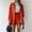 05-Saffron, variant on Women Crinkled Textured Two Piece Outfit Set, Lapel Long Sleeve Button Shirt & High Waist Drawstring Shorts, Plus Size Casual Loungewear Suit for Vacation Daily Street Wear 05-Saffron S