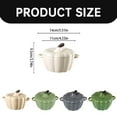 thumbnail image 3 of HCTSHG Pumpkin Bowl Set with Lid and Handle, Ceramic Ramekins for Baking, Casserole Dish Individual Severing Pot, Stoneware, Oven Safe, 3 of 9
