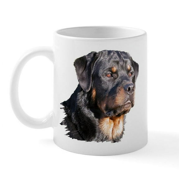 CafePress - Rottweiler Mug - 11 oz Ceramic Mug - Novelty Coffee Tea Cup